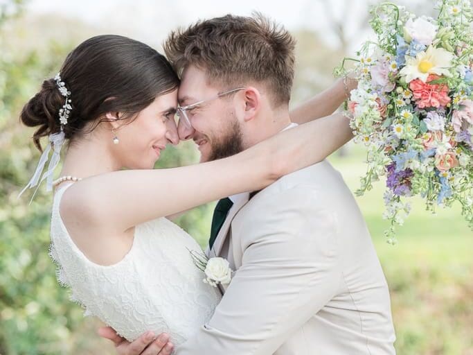 Bride and Groom photos for Acadiana wedding with South Louisiana Photographer