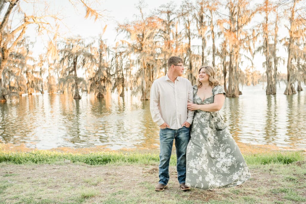 Lake Martin, Louisiana engagement session
