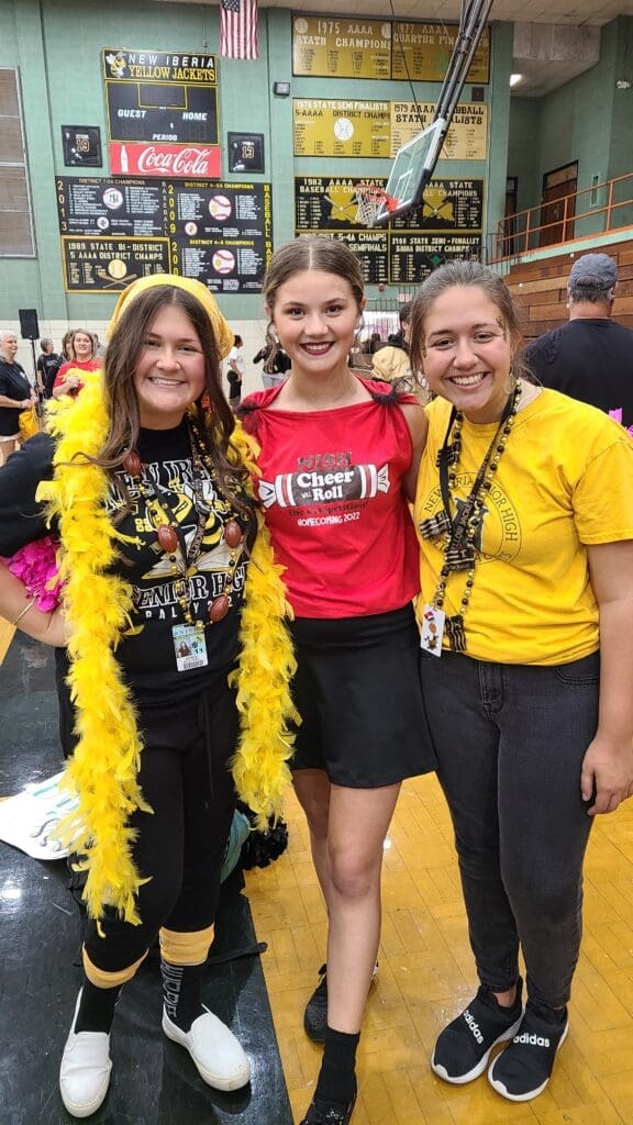 Senior Year Pep Rally for Homecoming at New Iberia Senior High School