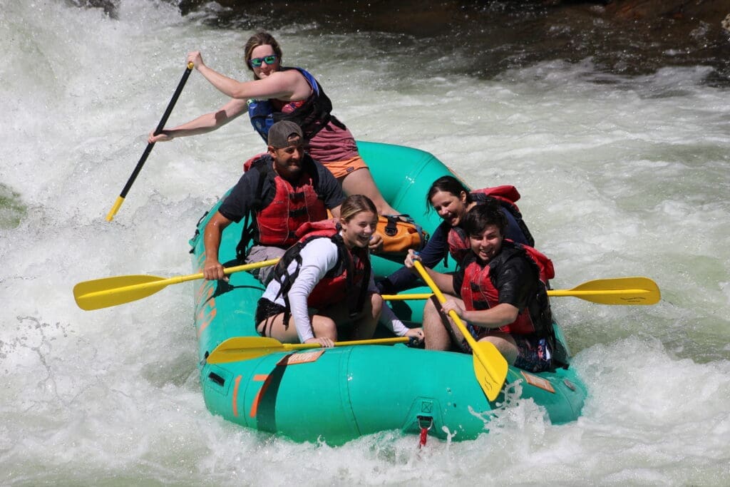 White Water Rafting family trip to Tennessee